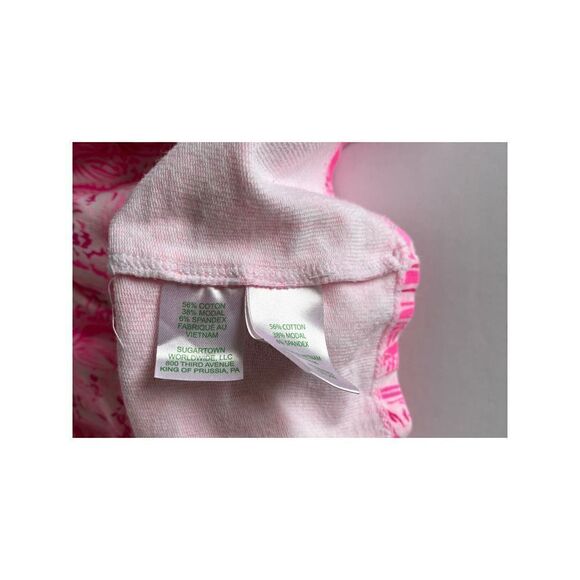 Lilly Pulitzer Kailyn Pink Blossom Palm Beach Paradise Dress Girls Size XL 12-14 - Picture 4 of 11